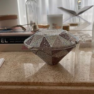 Diamond evening bag clutch rhinestone party wedding